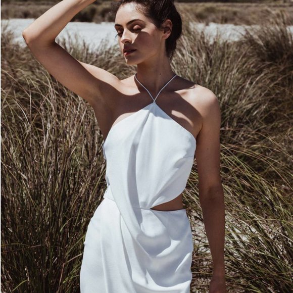 Elusive Midi Dress in Runway Matte White - BRAND NEW WITH TAGS - Picture 6 of 8